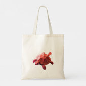 Geometrische schildpad tote bag (Achterkant)
