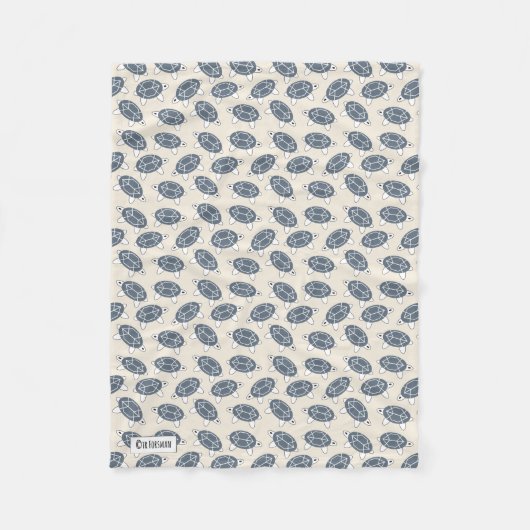 Geometrische SCHILDPADdeken Fleece Deken (Voorkant)