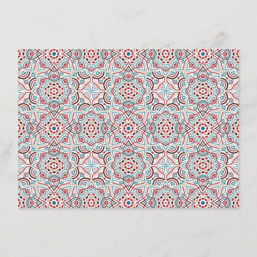 Geometrische Sparkles Copper Metallic Bruidsmeisje Menu (Achterkant)