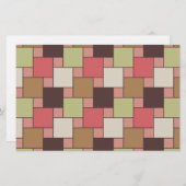 Geometrische spice-kast briefpapier (Voorkant / Achterkant)