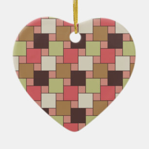 Geometrische spice-kast keramisch ornament