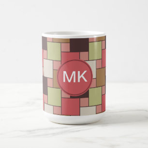 Geometrische spice-kast koffiemok