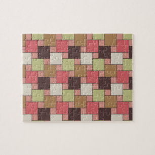 Geometrische spice-kast legpuzzel