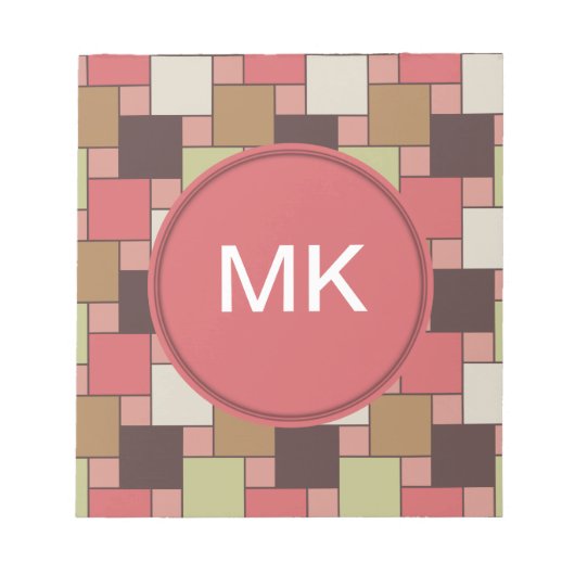 Geometrische spice-kast notitieblok (Voorkant)