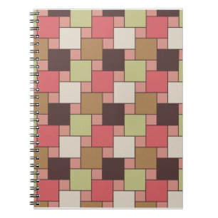 Geometrische spice-kast notitieboek