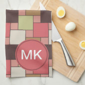 Geometrische spice-kast theedoek (Quarter Fold)