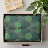 Geometrische St Patricks Day Keltische Triskele Sh Tissuepapier (Geschenk)