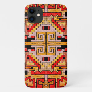 Geometrische stam-/etnische patroon iPhone 11 hoesje