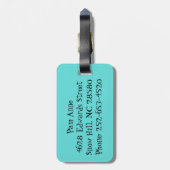  Geometrische Starbursts Bagagelabel (Achterkant verticaal)