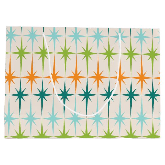  geometrische Starbursts Gift Bag Large Cadeauzakje (Achterkant)