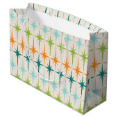  geometrische Starbursts Gift Bag Large Cadeauzakje (Achterkant Gekanteld)