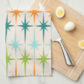 geometrische Starbursts keukenhanddoek (Quarter Fold)