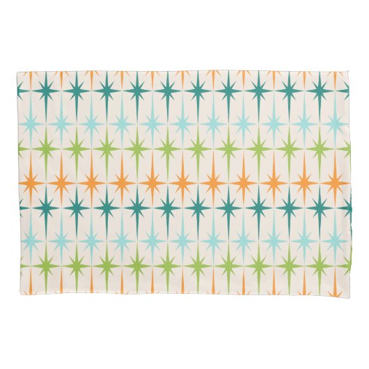 geometrische Starbursts Pillowcase Kussensloop (Voorkant)