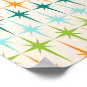 Geometrische Starbursts Poster (Hoek)