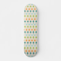 geometrische Starbursts Skateboard