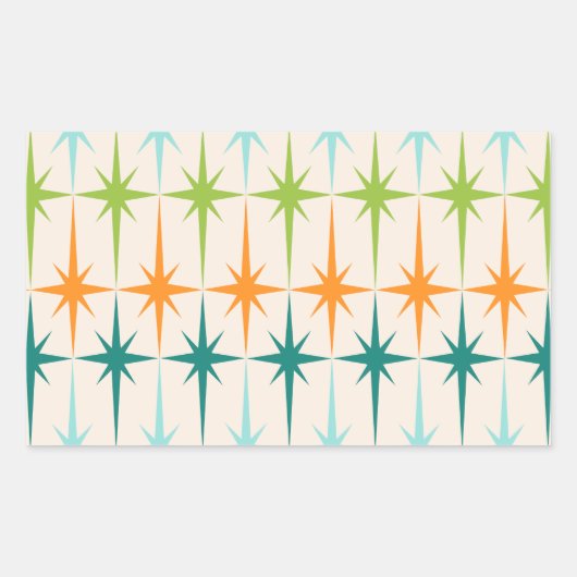  Geometrische Starbursts Stickers (Voorkant)