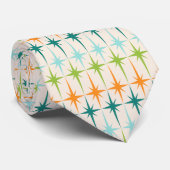  Geometrische Starbursts Stropdas (Opgerold)