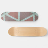 Geometrische stenen muur skateboard (Horizontaal)