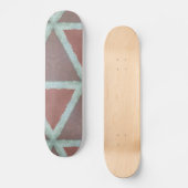 Geometrische stenen muur skateboard (Voorkant)