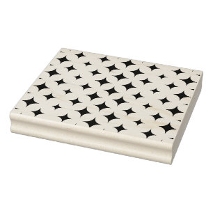 geometrische sterren kunststempel rubberstempel