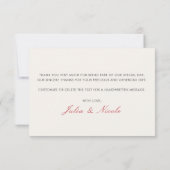 Geometrische stijl sprankelt koper Metallic bruilo (Achterkant)