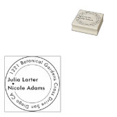 Geometrische stijl sprankelt koper Metallic bruilo Rubberstempel (Gestempeld)