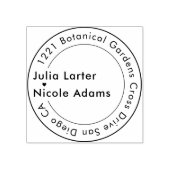 Geometrische stijl sprankelt koper Metallic bruilo Rubberstempel (Afrduk)