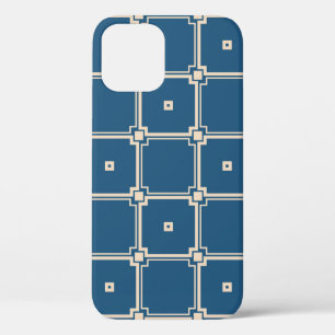 Geometrische, stijlvolle achtergrond. iPhone 12 hoesje