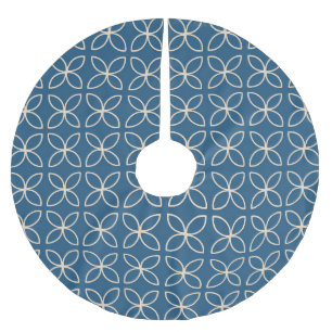 Geometrische, stijlvolle achtergrond. kerstboom rok
