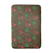 Geometrische Stippen Circles Retro Patroon op elke Badmat (Voorkant Verticaal)