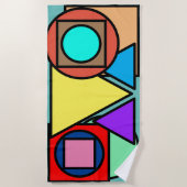 Geometrische strandlaken (Voorkant)