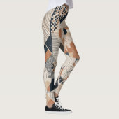 Geometrische stroom: Modern Elegance Leggings Ontw (Rechts)