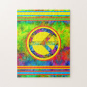 [Geometrische Stropdas-kleurstof] Moderne strepen  Legpuzzel (Verticaal)