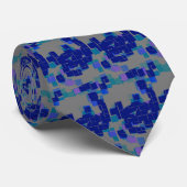 Geometrische Stropdas van het meer (Opgerold)