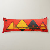 Geometrische symbolen Abstract #03. Lichaamskussen (Voorkant)