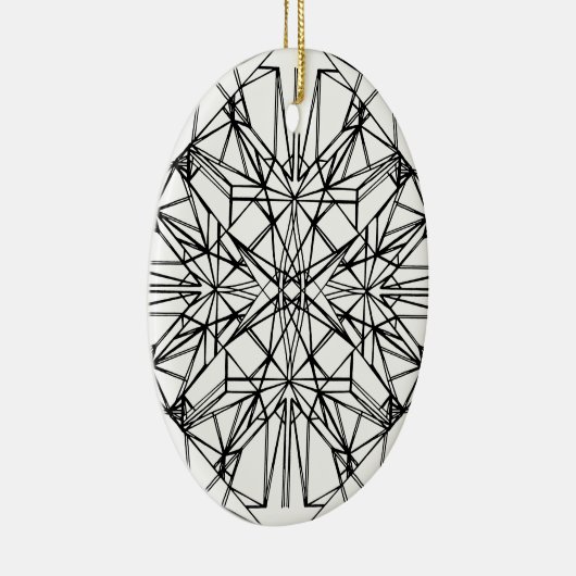 geometrische symmetrie keramisch ornament (Rechts)