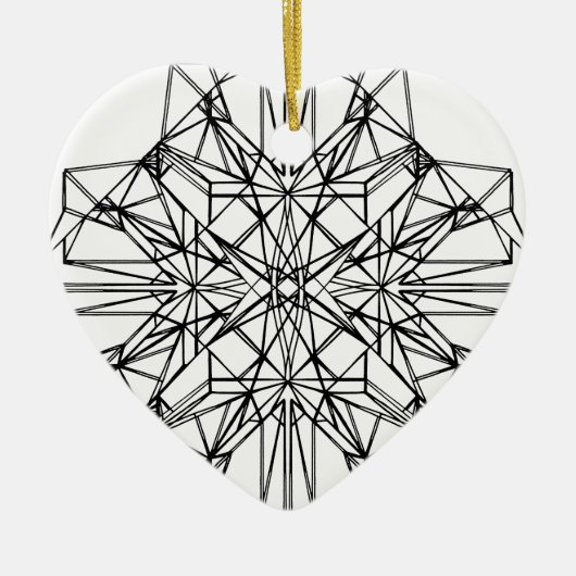 geometrische symmetrie keramisch ornament (Voorkant)