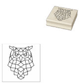 Geometrische tandwiel 	rubberstempel (Gestempeld)