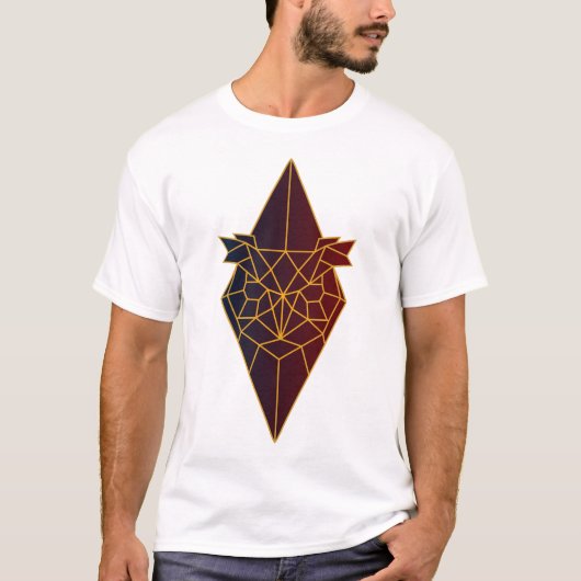 Geometrische tandwiel t-shirt (Voorkant)