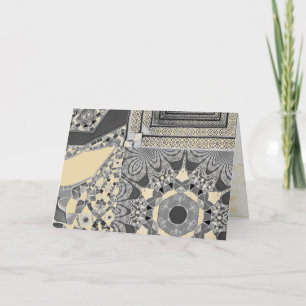 Geometrische Tegels van Azulejos met een CG-twist Kaart