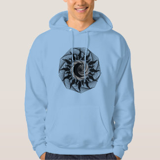 geometrische tekening hoodie