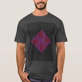 geometrische tekening t-shirt