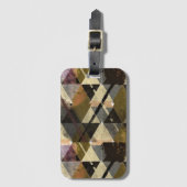 geometrische textuur - Abstract Bagagelabel (Voorkant (verticaal))