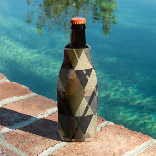 geometrische textuur - Abstracte driehoek Flesjeskoeler (Insitu Zwembad)