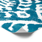 Geometrische textuur herhaalt een creatief modern poster (Hoek)