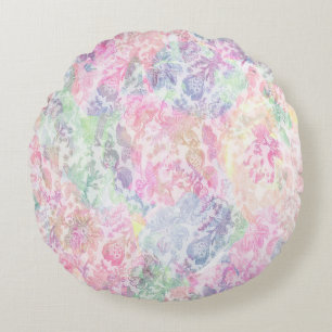 Geometrische textuur klassieke moderne herhalingsp rond kussen