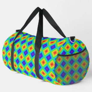 Geometrische topografie - Duffel Bag Plunjezak