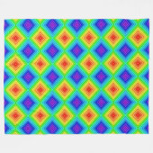 Geometrische topografie - Fleece deken (Voorkant (Horizontaal))