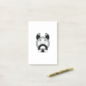 Geometrische Tora Tiger Post-it® Notes (Op bureau)