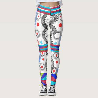 Geometrische trendy new2023 van de Halloween leggi Leggings